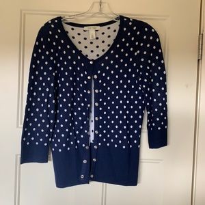 WHBM button up cardigan